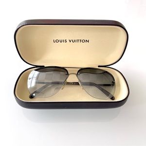 LOUIS VUITTON Damier Socoa Aviator Sunglasses